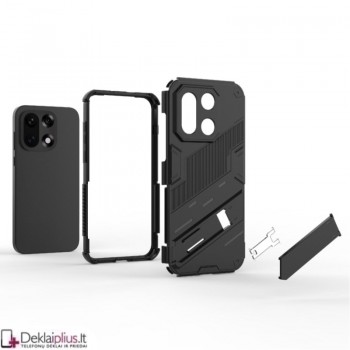 Smūgiams atsparus dėklas su kojele - juodas (Oneplus 15) Smūgiams atsparus dėklas su kojele - juodas (Oneplus 15)